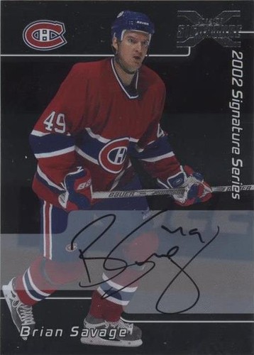 2002-03 In the Game Be A Player Signature Series - Brian Savage #015