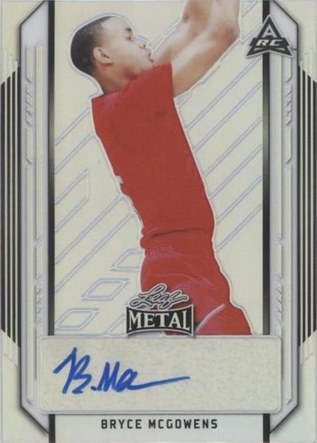 2021-22 Leaf Metal - Bryce McGowens #BA-BM1