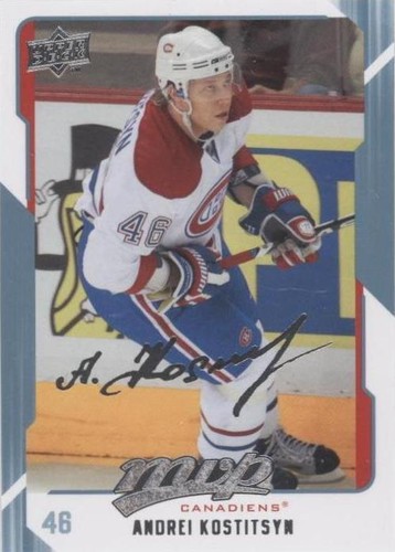 2008-09 Upper Deck MVP - Andrei Kostitsyn #156