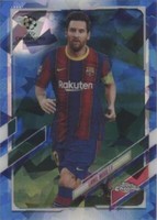 2020-21 Topps Chrome UCL Sapphire Edition Lionel Messi #1