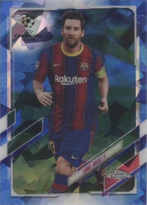 2020-21 Topps Chrome UCL Sapphire Edition Lionel Messi #1