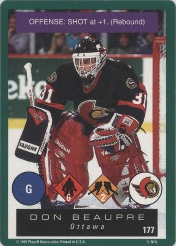 1995-96 Playoff One on One Challenge - Don Beaupre #177