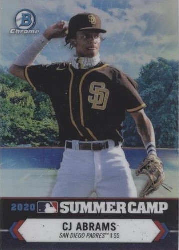 2021 Bowman Chrome - C.J. Abrams #SC-30