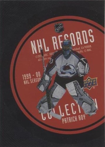 2021-22 Upper Deck Extended Series - Patrick Roy #RB-11