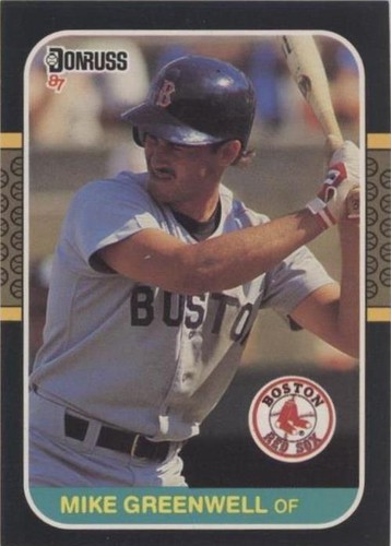 1987 Donruss - Mike Greenwell #585