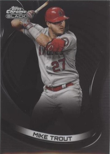 2022 Topps Chrome Black - Mike Trout #4