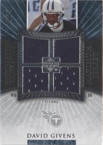 2006 Upper Deck Exquisite Collection David Givens #XXL-DG