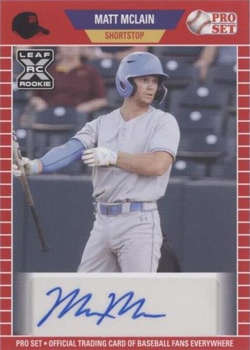 2021 Leaf Pro Set Baseball Blaster - Matt McLain #PS-MM2
