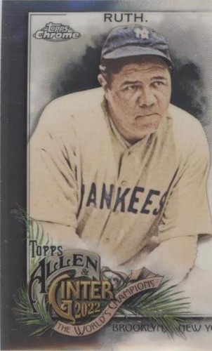 2022 Topps Allen & Ginter Chrome - Babe Ruth #42