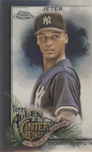2022 Topps Allen & Ginter DEREK JETER card # 146 | eBay