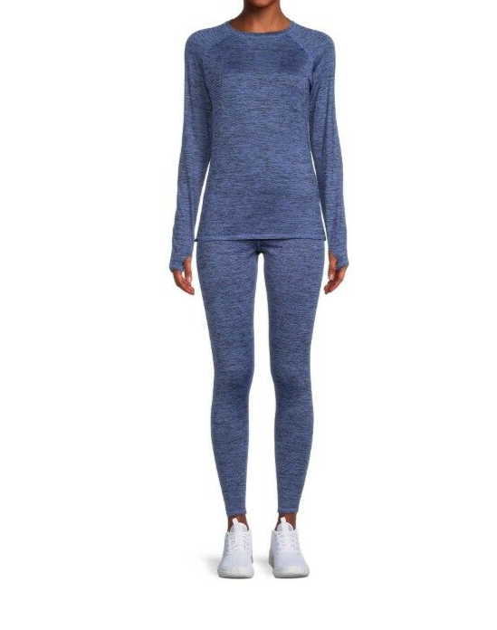 Climate Right Cuddl Duds Base Layer Plush Warmth Crew Leghings S S M L XXL Set