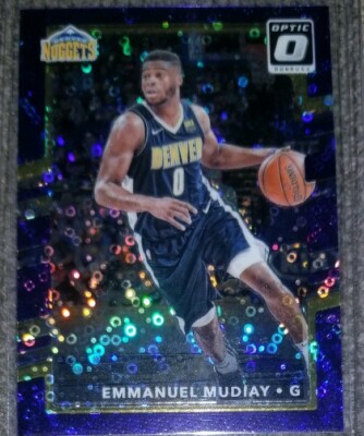 2017-18 Panini Optic Fast Break Purple 55/155 - Emmanuel Mudiay - Denver Nuggets