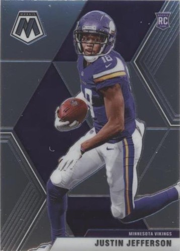 Graded 2020 Panini Mosaic JUSTIN JEFFERSON #209 Rookie RC