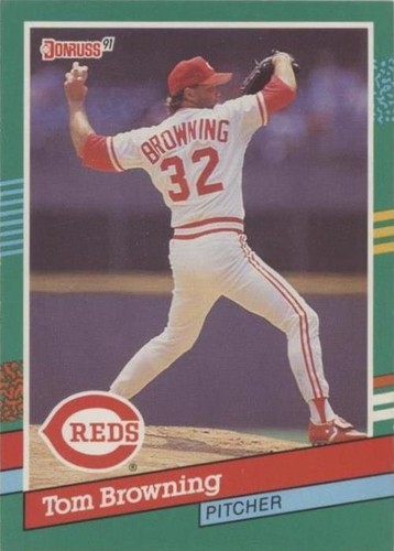 1991 Donruss - Tom Browning #528