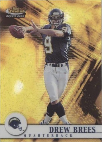 2001 Topps Finest Drew Brees #127