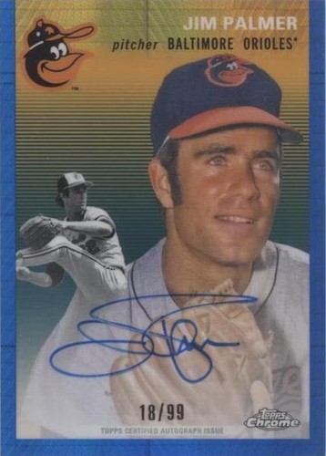 2023 Topps Chrome Platinum Anniversary - Jim Palmer #CPA-JP