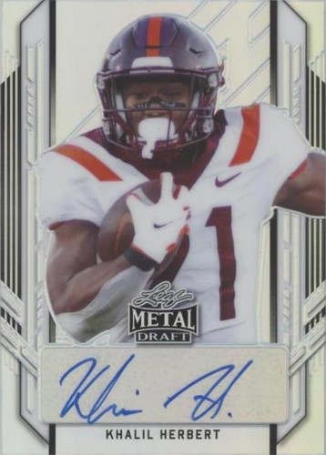 2021 Leaf Metal Draft Khalil Herbert #PA-KH2