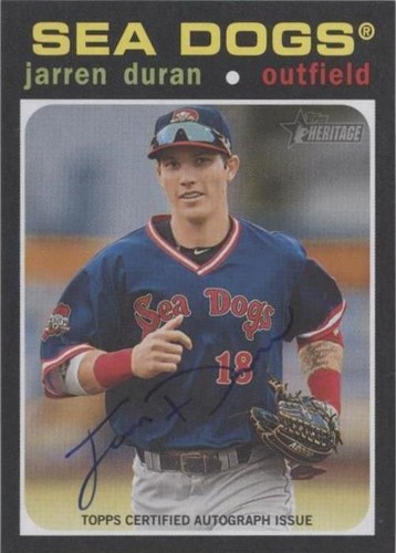 2020 Topps Heritage Minor League Edition - Jarren Duran #ROA-JD