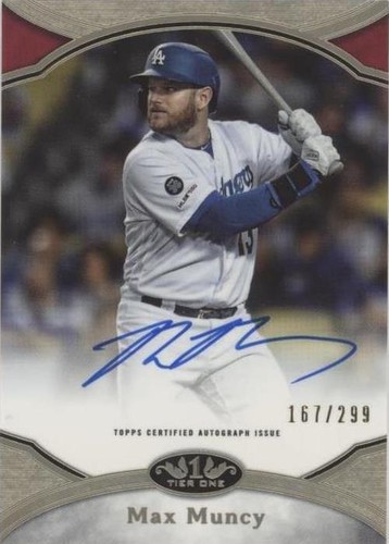 2020 Topps Tier One - Max Muncy #PPA-MM