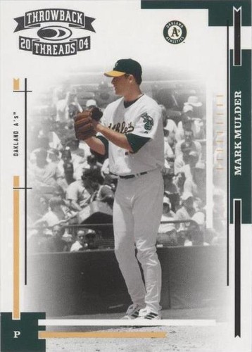 2004 Donruss Throwback Threads - Mark Mulder #149