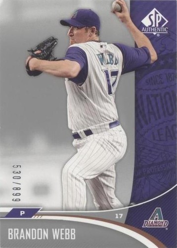 2006 SP Authentic - Brandon Webb #104