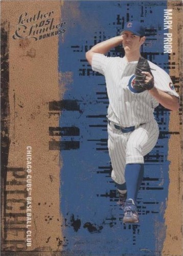 2005 Donruss Leather & Lumber - Mark Prior #94