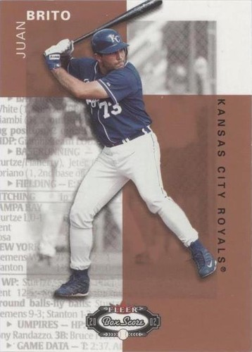2002 Fleer Box Score - Juan Brito #180