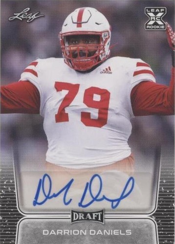 2020 Leaf Draft Darrion Daniels #BA-DD3