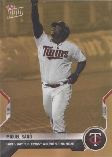 2021 Topps Now Road to Opening Day - Miguel Sanó #ODB-9