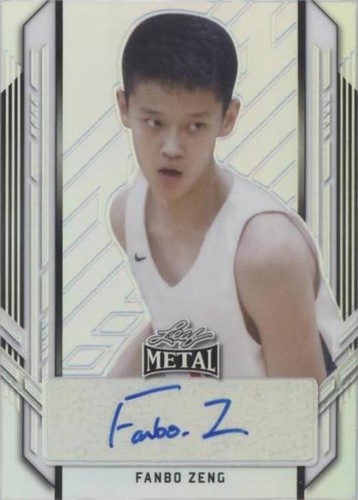 2021-22 Leaf Metal - Fanbo Zeng #PA-FZ1