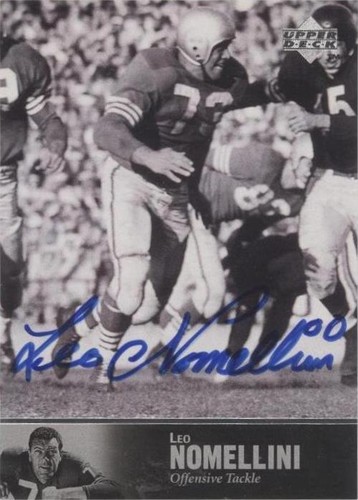1997 Upper Deck NFL Legends Leo Nomellini #AL-54
