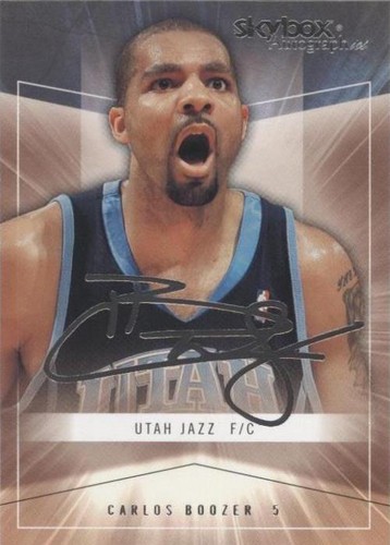 2004-05 Skybox Autographics - Carlos Boozer #19