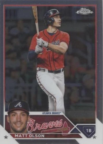 2023 Topps Chrome - Matt Olson #163
