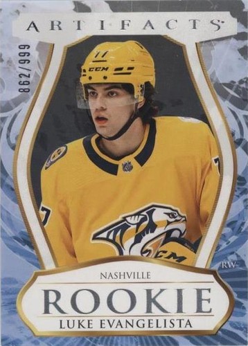 影響力の武器 セット 2023-24 UD Artifacts #195 Luke Evangelista (RC) -Base Rookie
