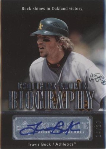 2007 Upper Deck Exquisite Rookie Signatures - Travis Buck #ERB-TB