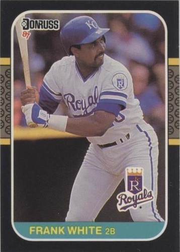 1987 Donruss - Frank White #255