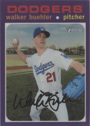 2020 Topps Heritage - Walker Buehler #THC-496