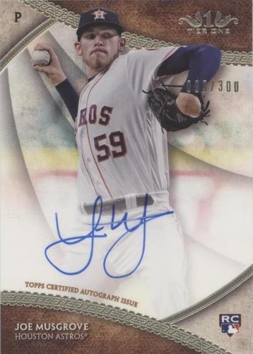 2017 Topps Tier One - Joe Musgrove #BOA-JM