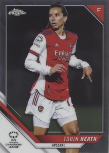 2021-22 Topps Chrome UEFA Women's Champions League Tobin Heath #100