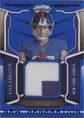 2018 Panini Certified Kyle Lauletta #9