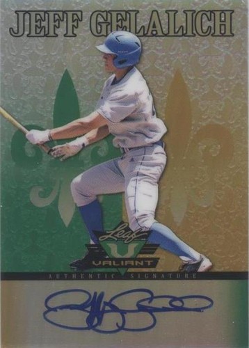 2012 Leaf Valiant - Jeff Gelalich #VA-JG2