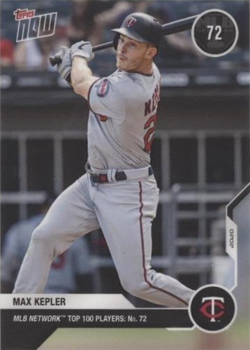 2020 Topps Now MLB Network Top 100 Players - Max Kepler #MN72