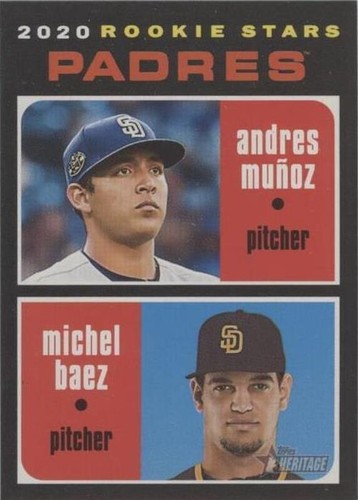 2020 Topps Heritage - Andres Munoz Michel Baez #262
