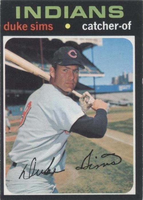 1971 Topps - Duke Sims #172