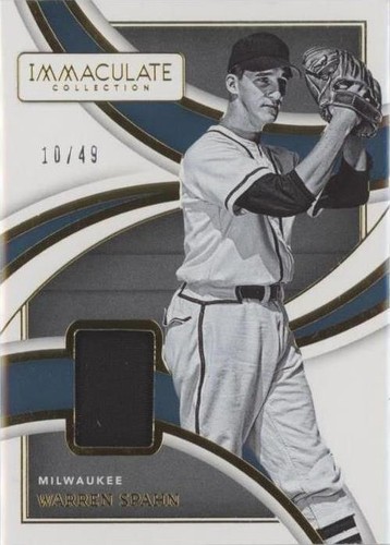 2022 Panini Immaculate Collection - Warren Spahn #LM-WS
