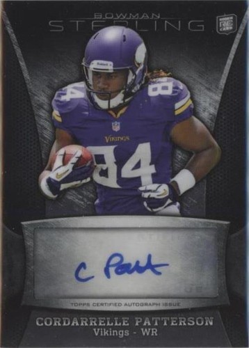 2013 Bowman Sterling Cordarrelle Patterson #BSA-CP