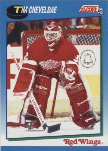 1991-92 Score Canadian - Tim Cheveldae #492