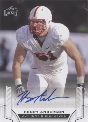 2015 Leaf Draft Henry Anderson #BA-HA1