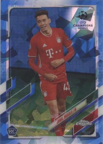 ジャマル ムシアラ Topps Stadium Club RC PSA 10 2020-21 Topps Chrome Sapphire UCL Jamal Musiala Yellow