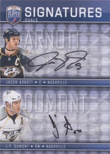 2008-09 Upper Deck Be a Player - J.P. Dumont Jason Arnott #S2-AD